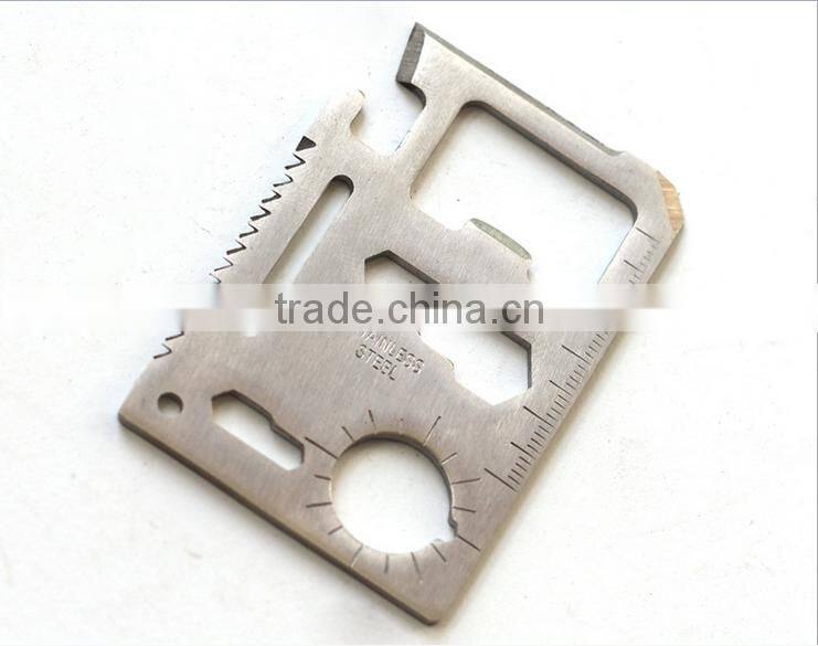 Hot useful outdoor camping knife card tool camping knife stainless steel