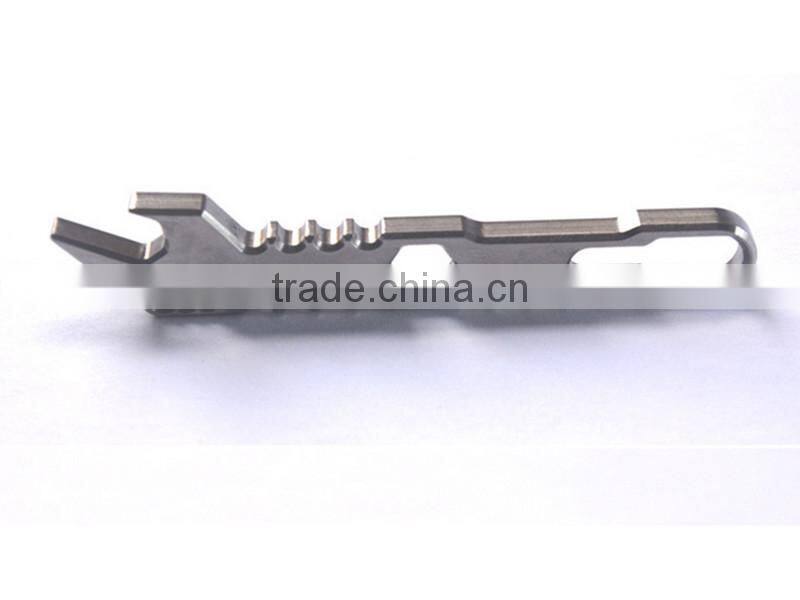 TK-2158 EDC Titanium Alloy beer opener Crowbar Screwdriver Multipurpose Pocket Survival Tool