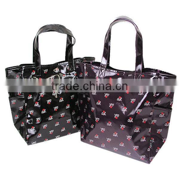 2015 New Design PVC Coated Cotton Shopping Bag