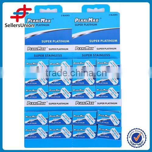 100PCS STAINLESS STEEL TWO SIDE SHAVER BLADE