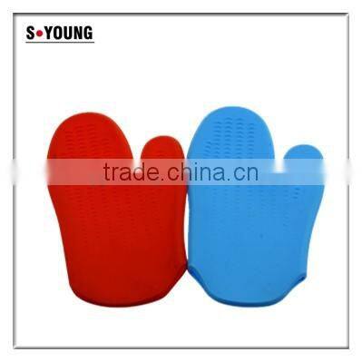10136 Silicone Heat Resistant Grilling BBQ Gloves for Cooking, Baking
