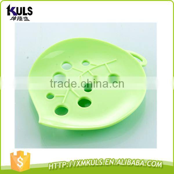 Wholesale Fancy plastic soap box leaves plastic soap dish
