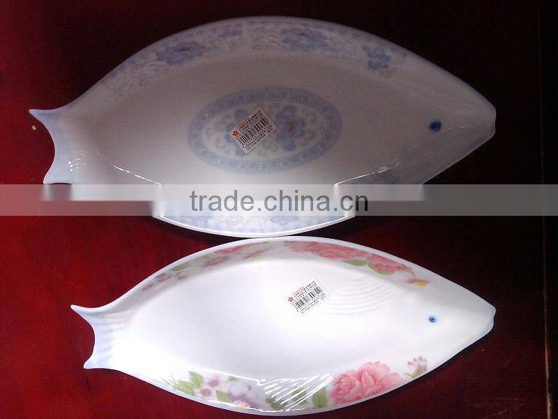 fish shape porcelain dishes