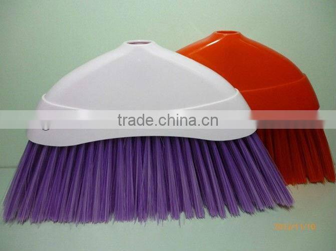 plastic besom with wood stick