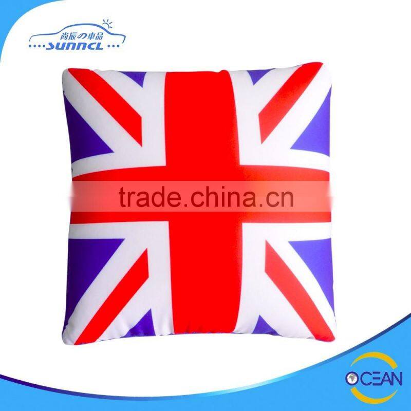 Spandex Polyester Micro Particles Airplane Car U Shape Custom Neck Pillow