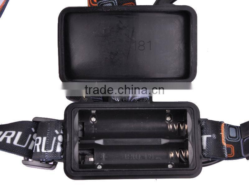 Boruit RJ-3000 3xT6 LED 920Lm 4 Mode High Power Rechargeable Headlamp
