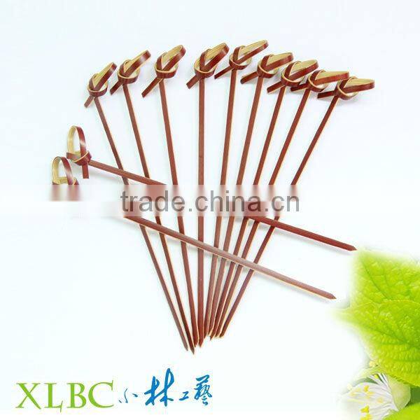 Red Bamboo ring knot picks with high quality
