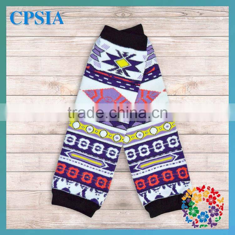 Wholesale football leg warmer 100% Cotton baby leg warmers knitted leg warmers