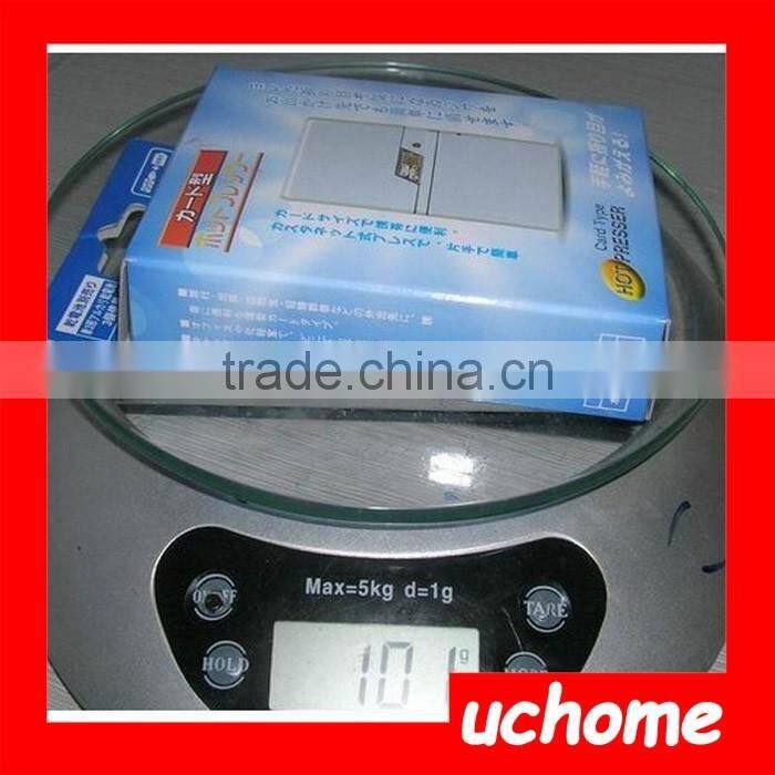 UCHOME 2017 factory sell Card Type Portable Travel Iron For Clothes Shirt Tie