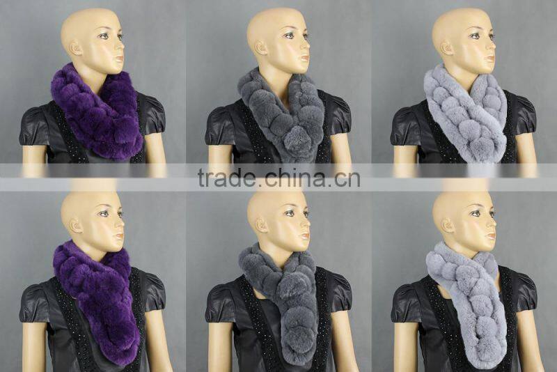 High Quality Knitted Rex-Rabbit Scarf