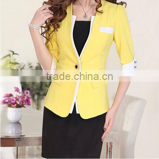 The latest body-con women blazer suit
