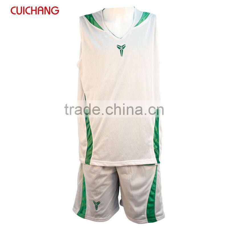 hot sale basketball jersey green color