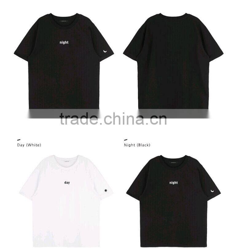 classic black white t shirt