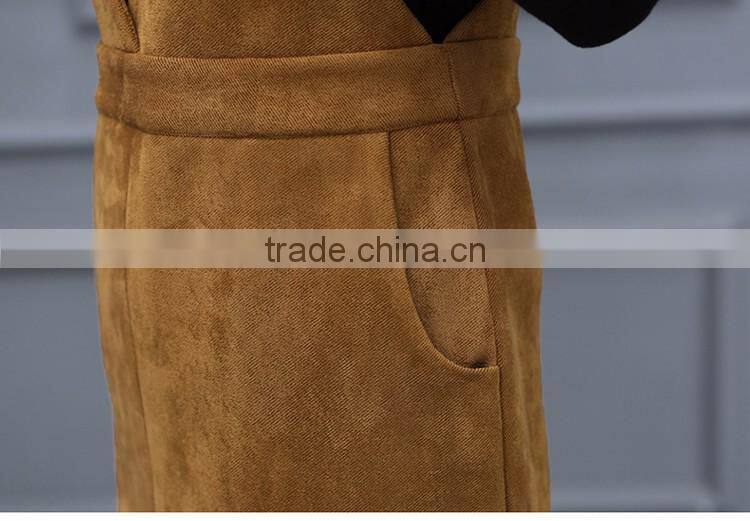 2016 manufacturer autumn-wear fashionable 100% cotton ladies dress with strap