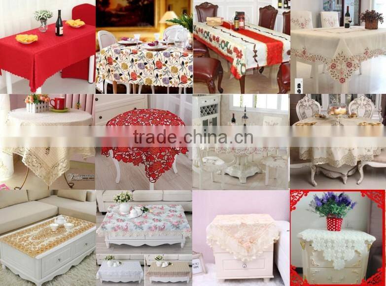 Polyester Jacquard Tablecloth, round table cloth,custom table cloth