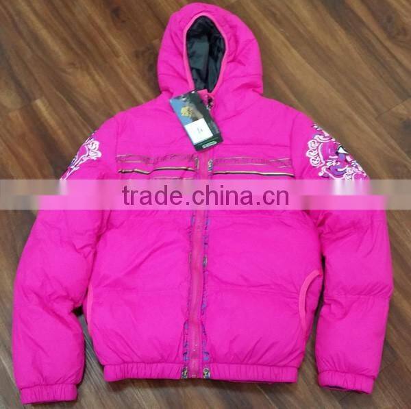 wholesale winter coat reversible style stock lot garments
