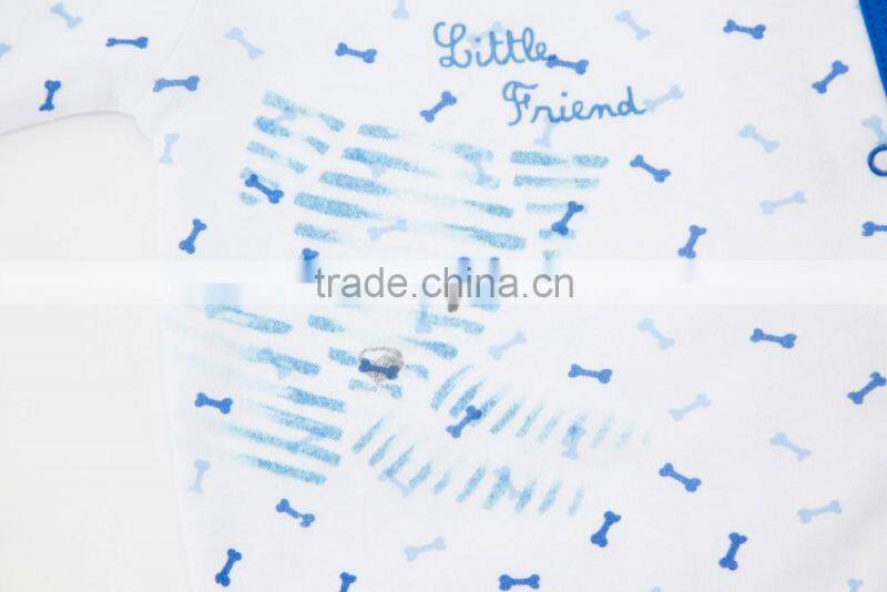 Wholesale 2017 New Style Newborn Baby Clothes 3pcs Soft Cotton Baby Rompers For Summer+Winter