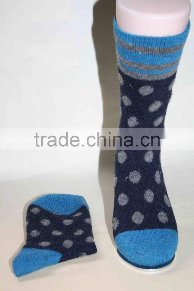 dots rabbit wool cheap winter socks
