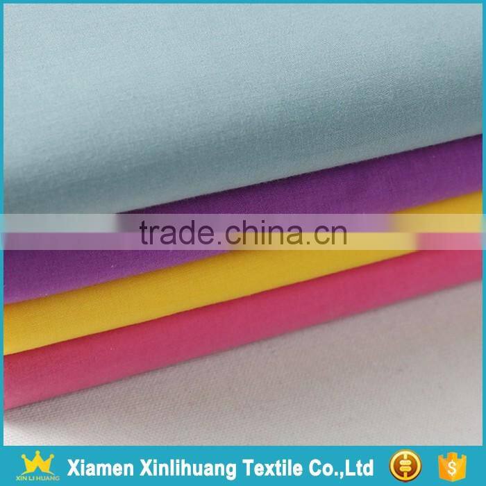 Hot Sale Soft Woven Plain 65% Polyester 35% Cotton Shirting Fabric
