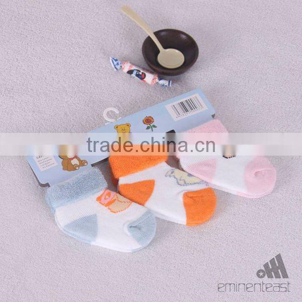 Plain knitted babi sock