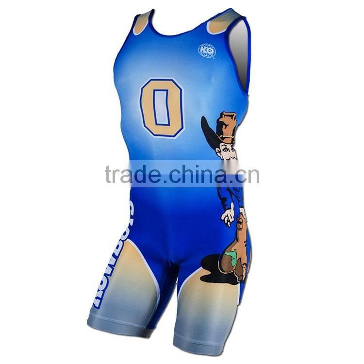 Do your own design wholesale cheap custom wrestling singlets
