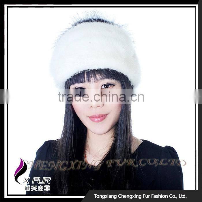 CX-C-181 Hot Sale Fashion Cap / Wholesale Price Mink Fur Hat