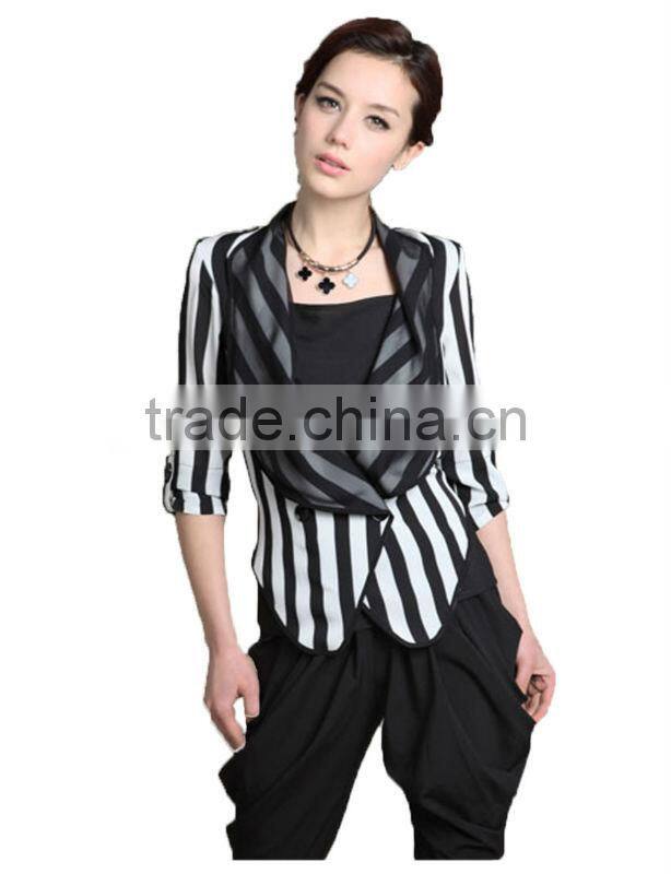 Stylish women zebra suit for wedding tuxedos suit