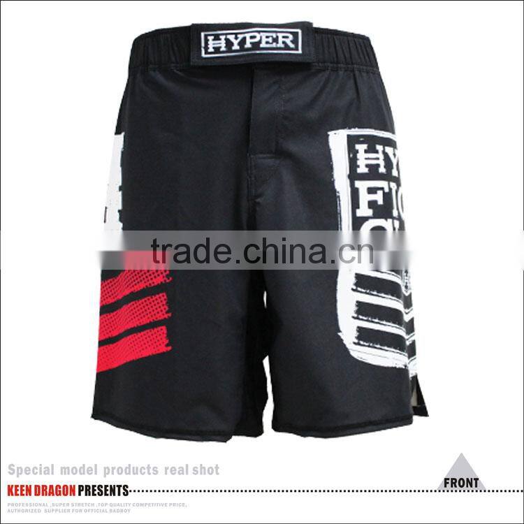 ELASTIC WAIST MMA TRAINING SHORTS FOR BOXING WITH FULL DIGITAL PRINT