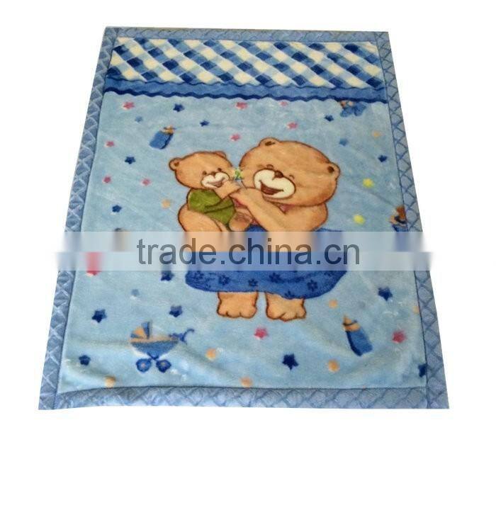 Top Selling Factory Wholesale OEM Baby Soft Raschel Blanket