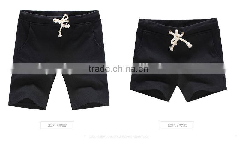 Custom cotton polyester shorts wholesale in bulk plain shorts for men/women gym shorts manufacturer