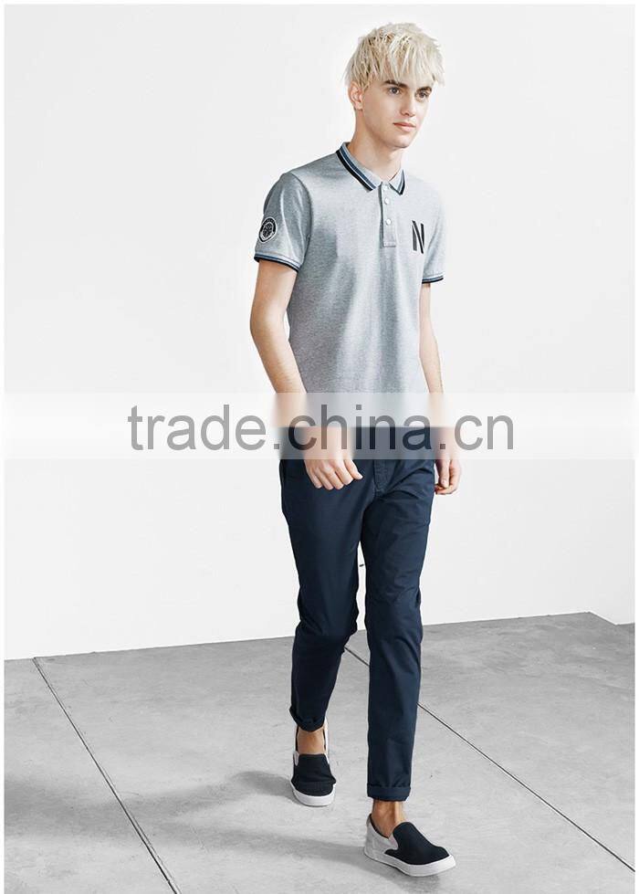 Wholesale chest printed polo shirt made in China