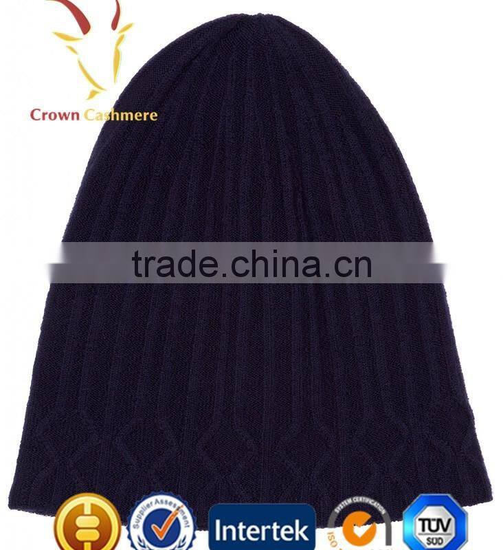 Cable design Custome Winter Knitted Chunky Hats for women and men