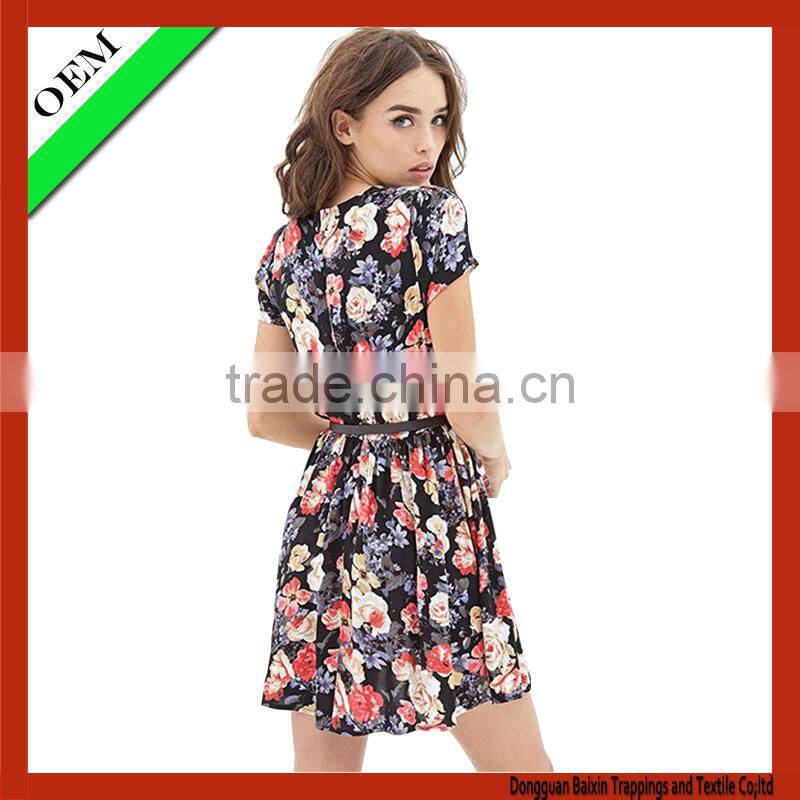 2016 custom ladies fashion dress wholesale china alibaba