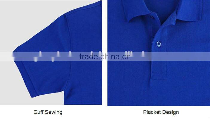 Pique solid mens blank polo shirt factory