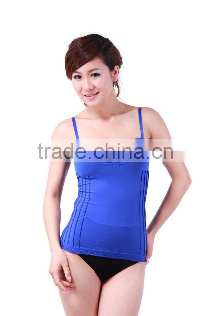 seamless polyamide and spandex women vest womens tank top