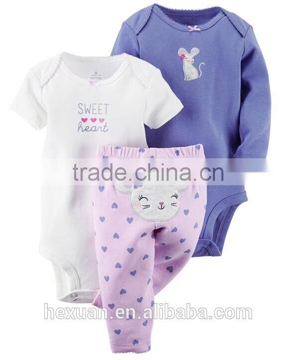 100% cotton baby cotton clothing baby clothes girls boutique clothing spring 2016 baby romper