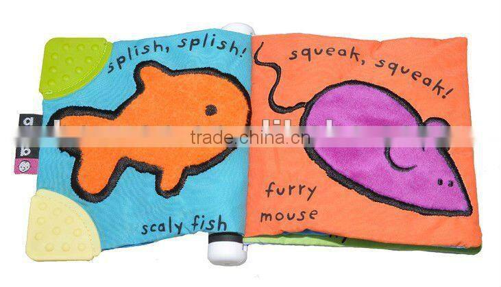 wholesale early educational kid's cloth book