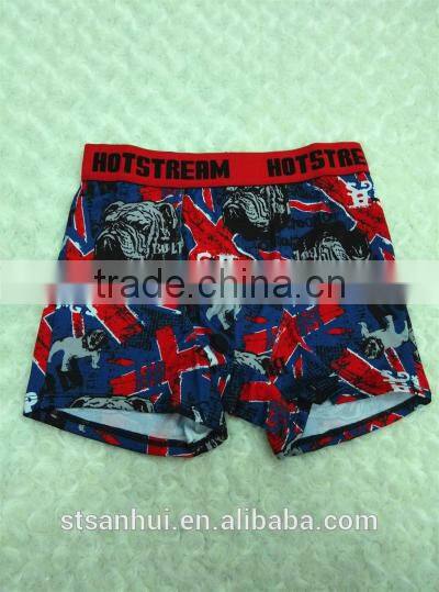 2014 new style fancy printed sexy cheap men boxer