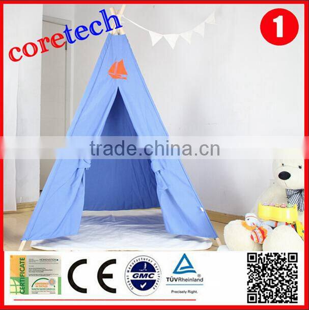 Breathable waterproof children kids play indian teepee tent, teepee tent