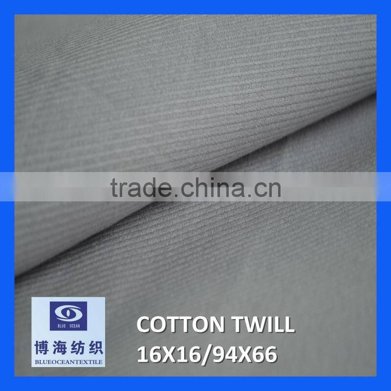 cotton twill fabric do pants FABRIC
