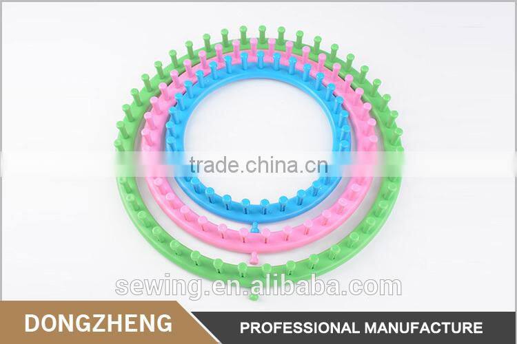 Popular knit quick colorful circular plastic hat loom knitting for beginner