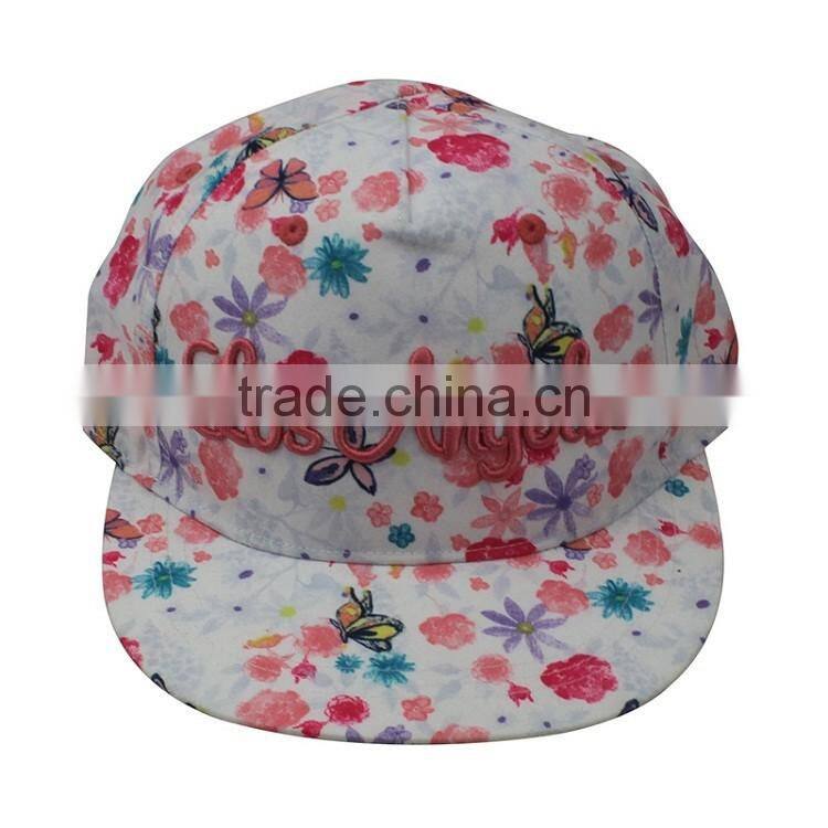wholesale print baseball hat cap,3D Embroidery hat cap,snapback cap hat