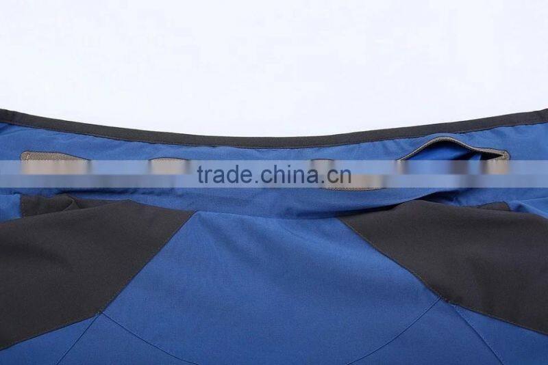 2017 NEW Water-Repellent Mens Blue Softshell Jacket