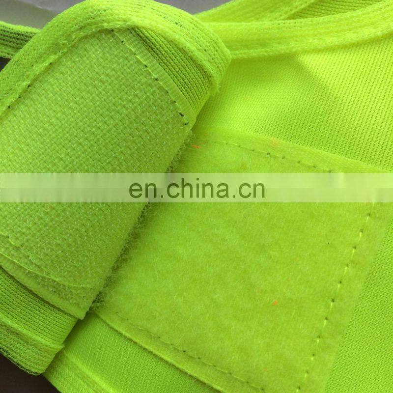 yellow mesh riding reflective runing vest