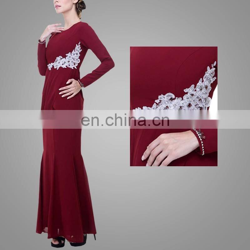 Latest Designs Of Abaya Hot Sell Most Beautiful Long Sleeve Modern Kebaya Baju Kurung Islamic Clothing Abaya Models Dubai