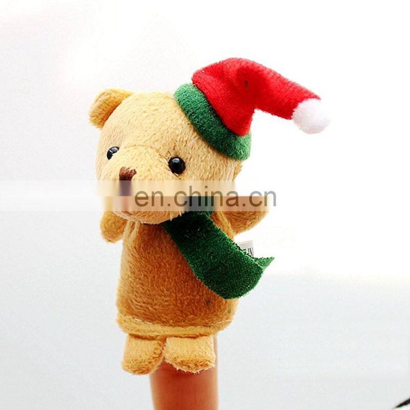 Christmas Series finger puppet set custom cute Christmas animal finger puppets and story