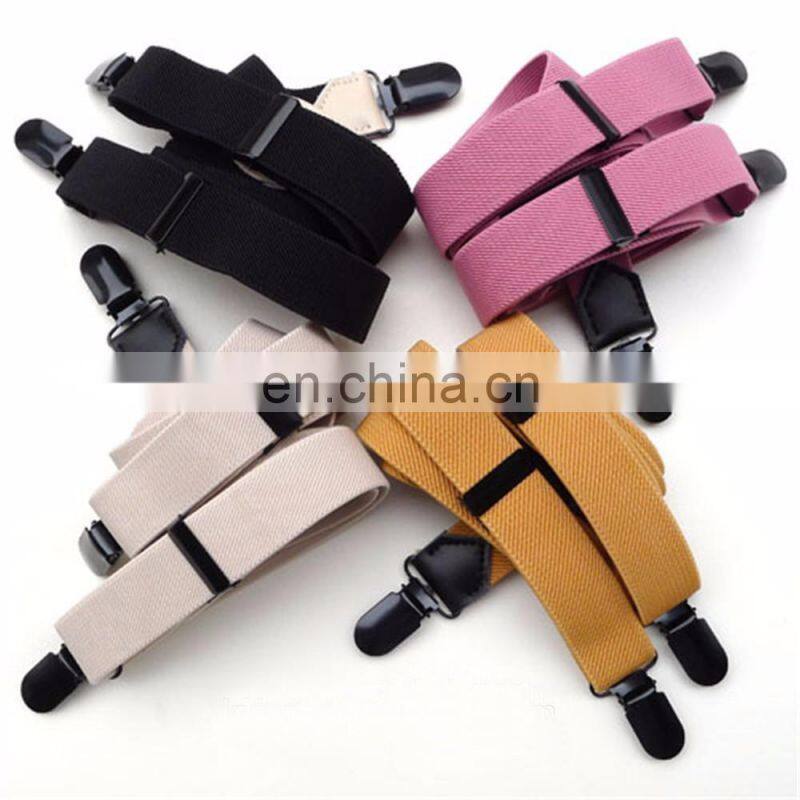 yiwu Fashion 2.5cm Colorful suspenders kids suspenders