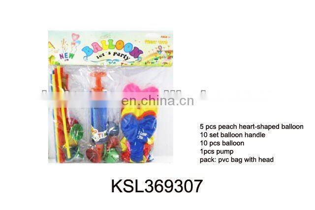 cheap air balloon and 6 inch air pump for party