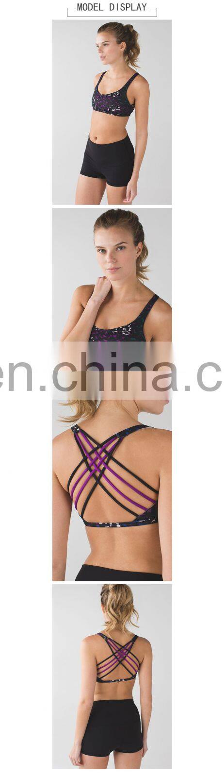sexi girl wear sports new style bra gym fitness import