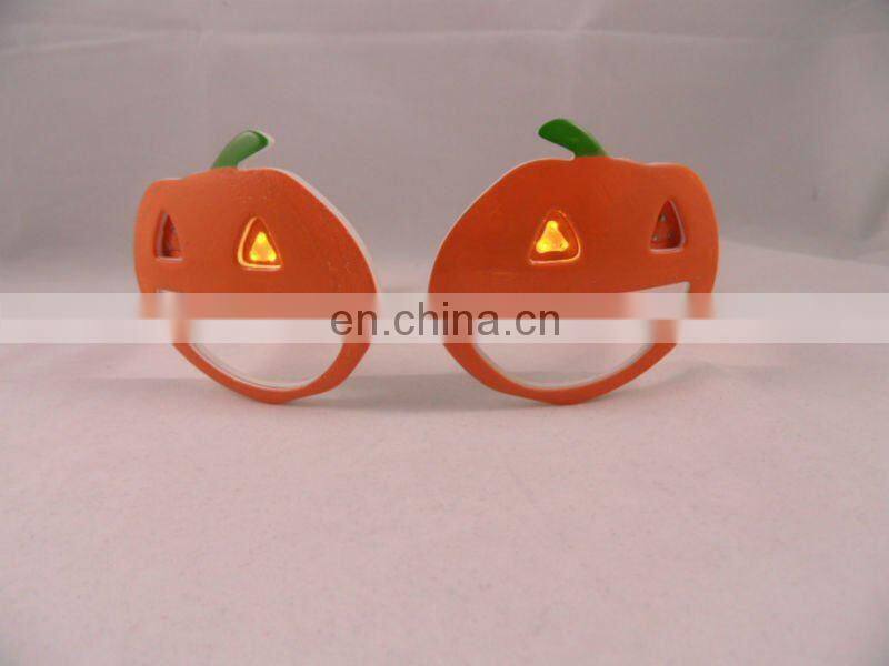 LED Halloween gifts light up pumpkin shape glasses